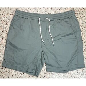 Faherty Men's Green Drawstring Waist Slash Pocket Shorts Size XXL